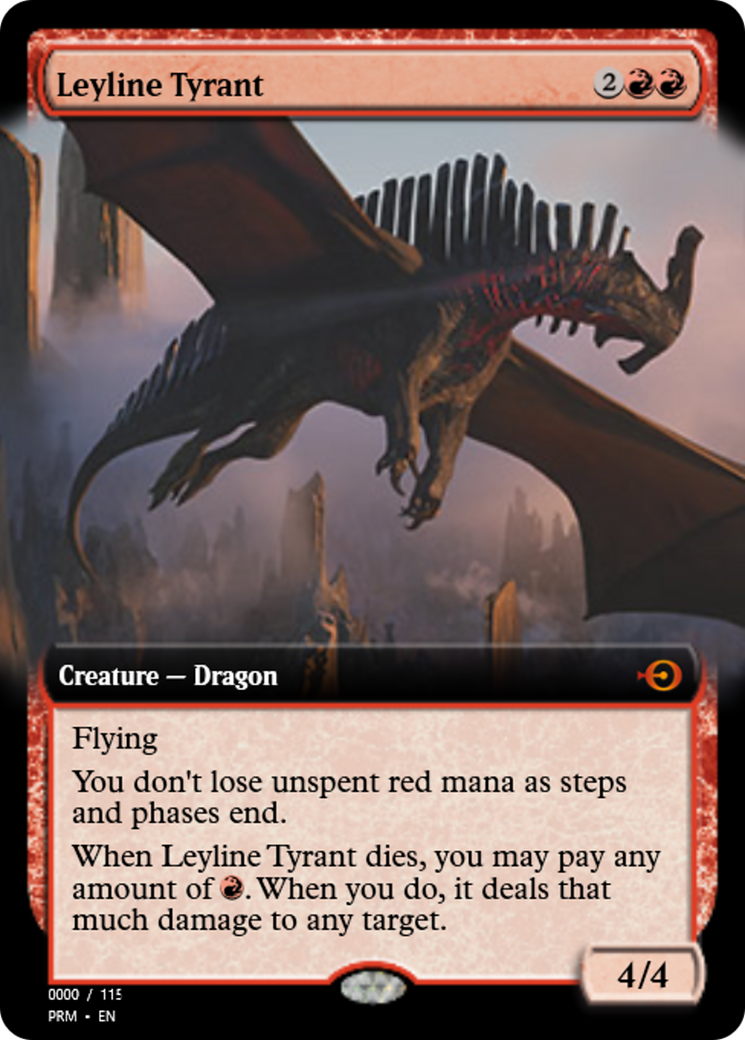 Leyline Tyrant (PRM-83776) - Magic Online Promos