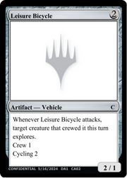 Leisure Bicycle (UNK-CA02A) - Unknown Event