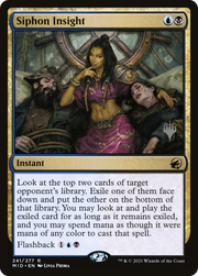 Siphon Insight (PPMID-241) - Innistrad: Midnight Hunt Promos