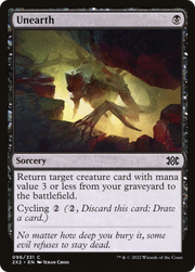 Unearth (2X2-096) - Double Masters 2022 Foil