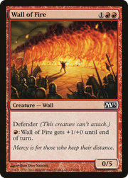 Wall of Fire (M13-156) - Magic 2013 Foil