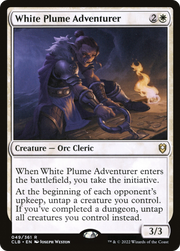 White Plume Adventurer (CLB-049) - Commander Legends: Battle for Baldur's Gate Foil