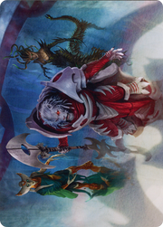Norn's Decree // Norn's Decree (AONE-006) - Phyrexia: All Will Be One Art Series (Borderless) Foil