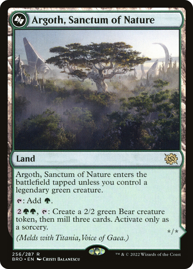 Argoth, Sanctum of Nature (BRO-256A) - The Brothers' War