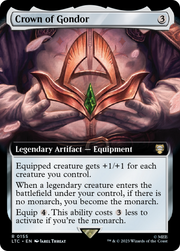 Crown of Gondor (LTC-155) - Tales of Middle-earth Commander: (Extended Art) Foil