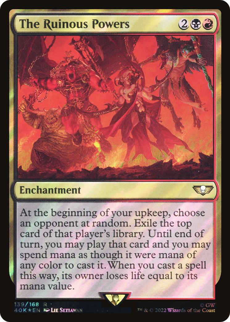 The Ruinous Powers (40K-139) - Warhammer 40,000 Commander Foil