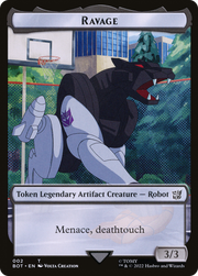 Ravage (BOT-002) - Transformers Tokens