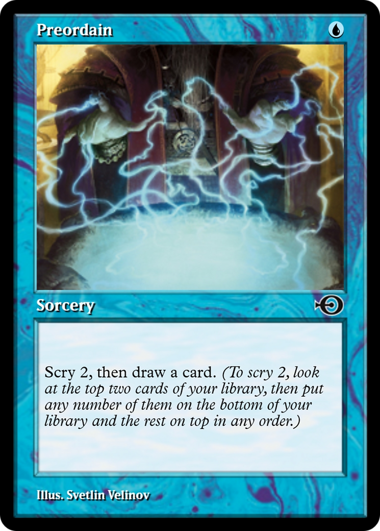 Preordain (PRM-99675) - Magic Online Promos Foil