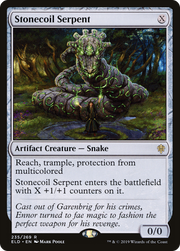 Stonecoil Serpent (ELD-235) - Throne of Eldraine