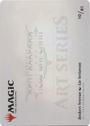 Brokers Veteran // Brokers Veteran (ASNC-010) - New Capenna Art Series (Borderless) Foil