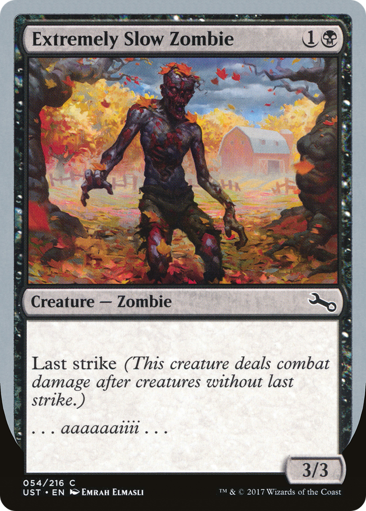 Extremely Slow Zombie (UST-054) - Unstable Foil
