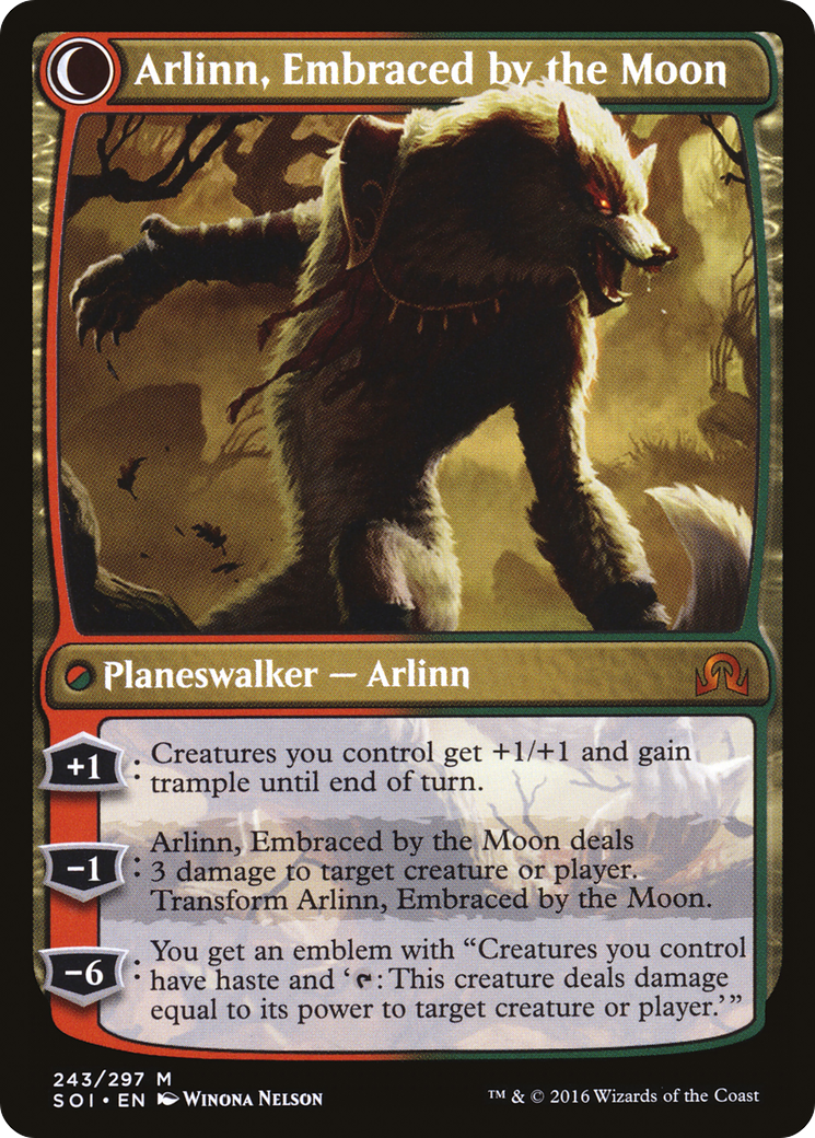 Arlinn Kord // Arlinn, Embraced by the Moon (SOI-243) - Shadows over Innistrad: (Double Faced Transform)