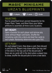 Urza's Blueprints (minigame) // Urza's Blueprints (cont'd) (MBRO-002) - The Brothers' War Minigames