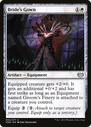 Bride's Gown (VOW-004) - Innistrad: Crimson Vow Foil