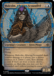Malcolm, Alluring Scoundrel (LCI-293) - The Lost Caverns of Ixalan: (Showcase)