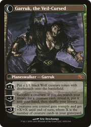 Garruk Relentless // Garruk, the Veil-Cursed (ISD-181) - Innistrad: (Double Faced Transform) Foil