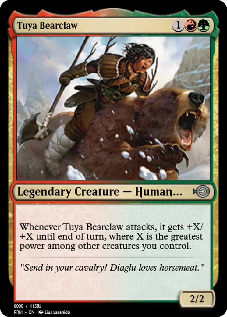Tuya Bearclaw (PRM-86310) - Magic Online Promos