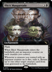 Illicit Masquerade (MKM-401) - Murders at Karlov Manor: (Extended Art) Foil
