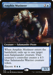 Amphin Mutineer (CMR-629) - Commander Legends: (Extended Art)