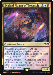 Exalted Flamer of Tzeentch (40K-119) - Warhammer 40,000 Commander Foil