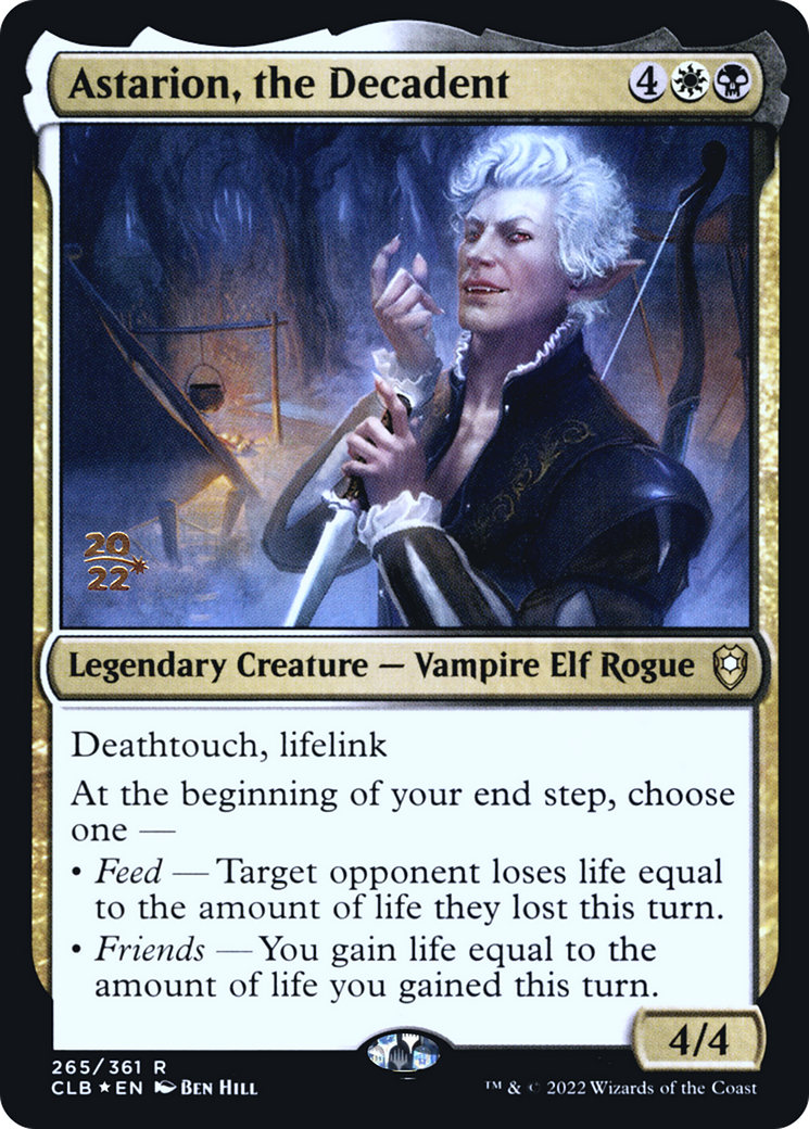 Astarion, the Decadent (PRE-265S) - Battle for Baldur's Gate Promos Foil