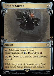 Relic of Sauron (LTC-489) - Tales of Middle-earth Commander: (Showcase) Foil