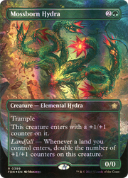 Mossborn Hydra (Borderless) (Mana Foil) (FDN-399) - Foundations (Borderless) Foil