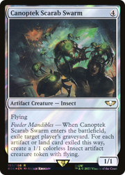 Canoptek Scarab Swarm (40K-150) - Warhammer 40,000 Commander Foil