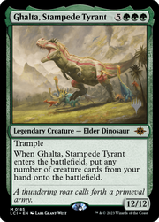 Ghalta, Stampede Tyrant (PPLCI-185) - The Lost Caverns of Ixalan Promos Foil