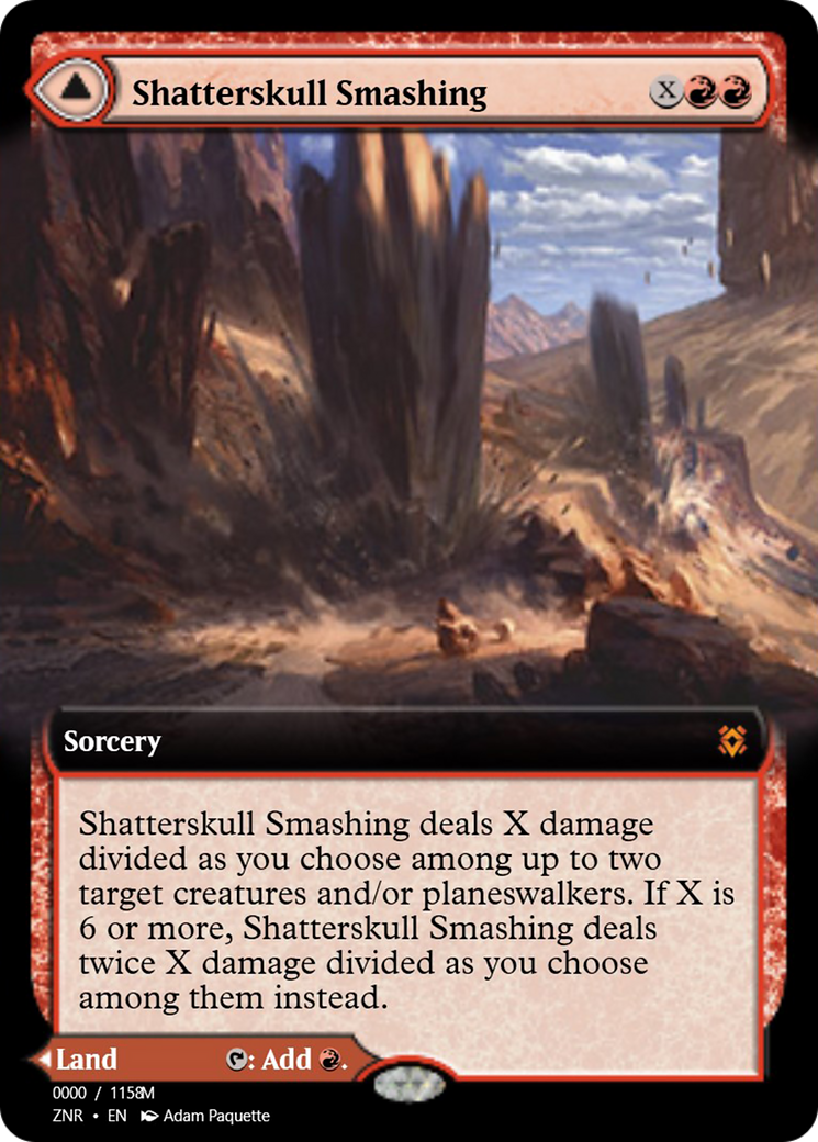 Shatterskull Smashing // Shatterskull, the Hammer Pass (PRM-83866) - Magic Online Promos Foil