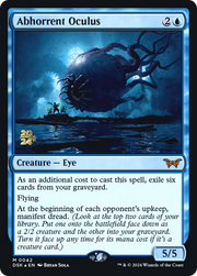 Abhorrent Oculus (PRE-042) - Duskmourn: House of Horror Promos Foil