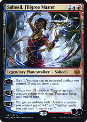 Saheeli, Filigree Master (PRE-219S) - The Brothers' War Promos Foil