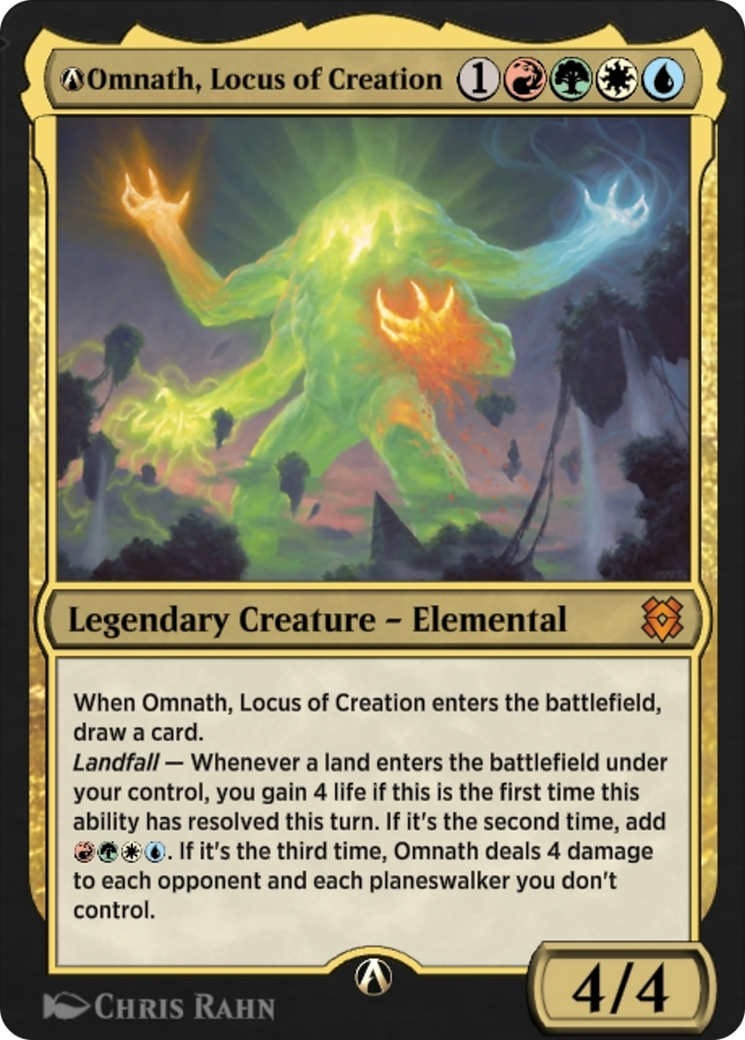 A-Omnath, Locus of Creation (ZNR-A-232) - Zendikar Rising