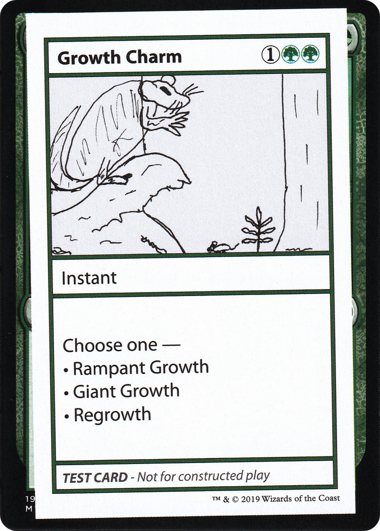 Growth Charm (CMB1-077) - Mystery Booster Playtest Cards 2021