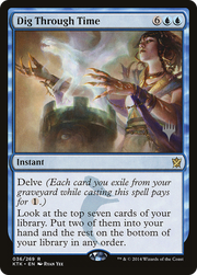 Dig Through Time (PPZNR-036) - Khans of Tarkir Promos Foil
