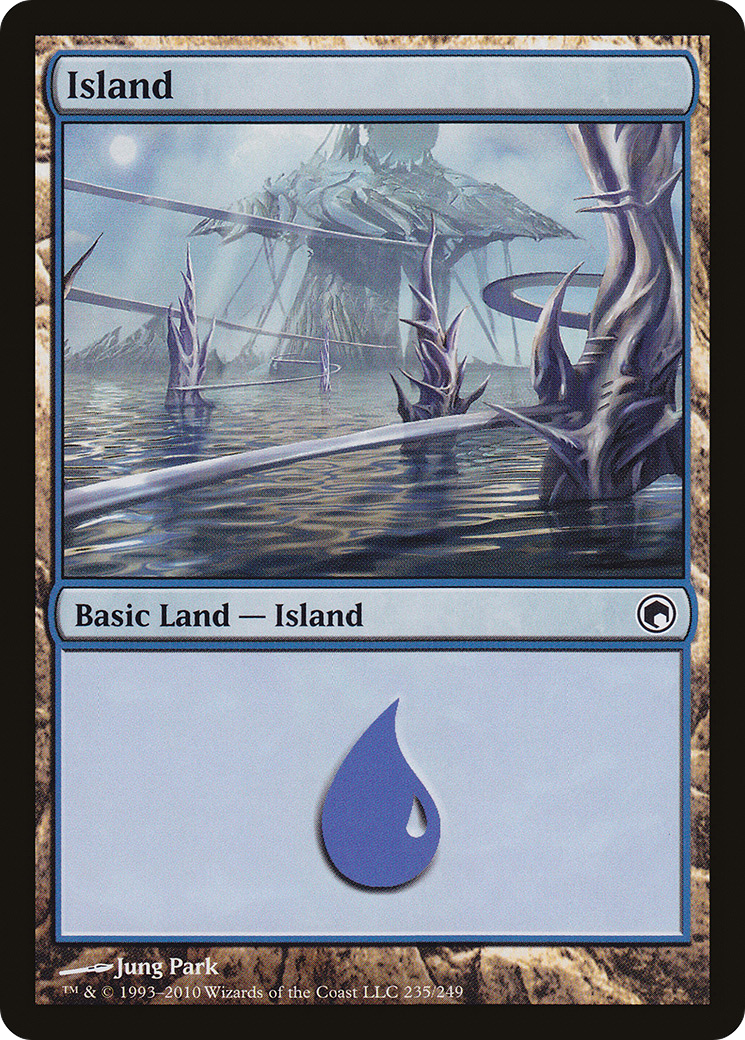 Island (SOM-235) - Scars of Mirrodin