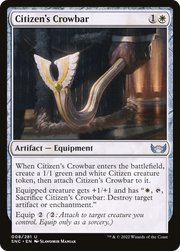 Citizen's Crowbar (SNC-008) - Streets of New Capenna Foil