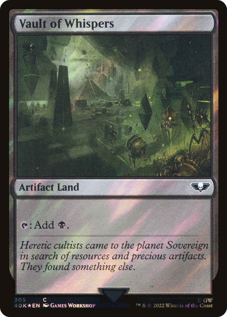 Vault of Whispers (40K-305) - Warhammer 40,000 Commander Foil
