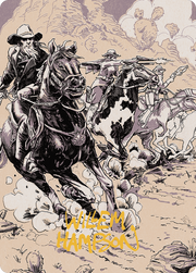 Overwhelming Forces // Overwhelming Forces (AOTJ-040) - Outlaws of Thunder Junction Art Series (Borderless)