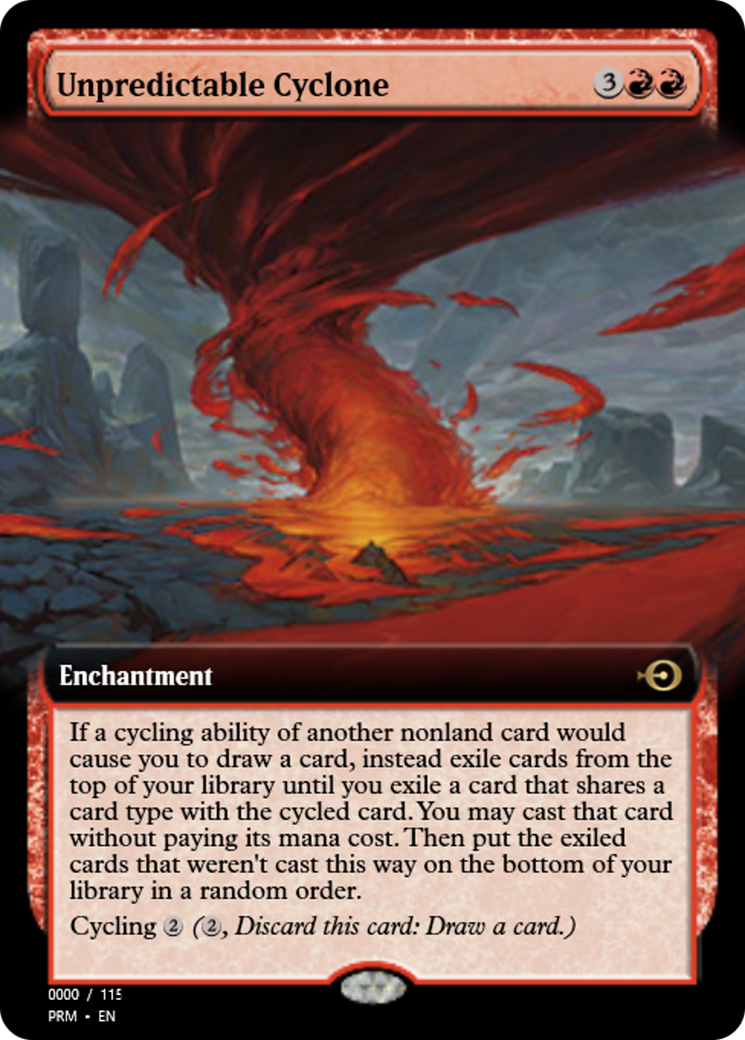 Unpredictable Cyclone (PRM-80885) - Magic Online Promos