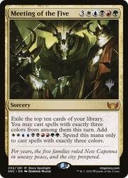 Meeting of the Five (PPSNC-202) - Streets of New Capenna Promos Foil