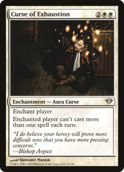 Curse of Exhaustion (DKA-005) - Dark Ascension Foil