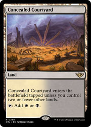 Concealed Courtyard (OTJ-268) - Outlaws of Thunder Junction Foil
