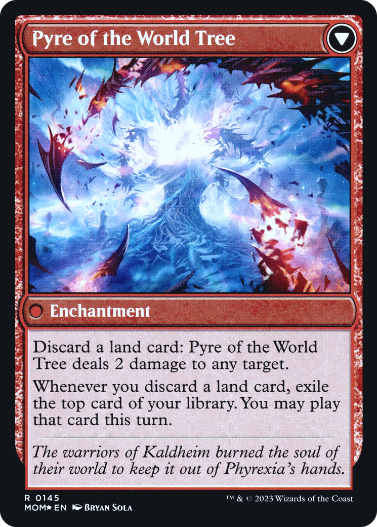 Invasion of Kaldheim // Pyre of the World Tree (PRE-145S) - March of the Machine Promos Foil
