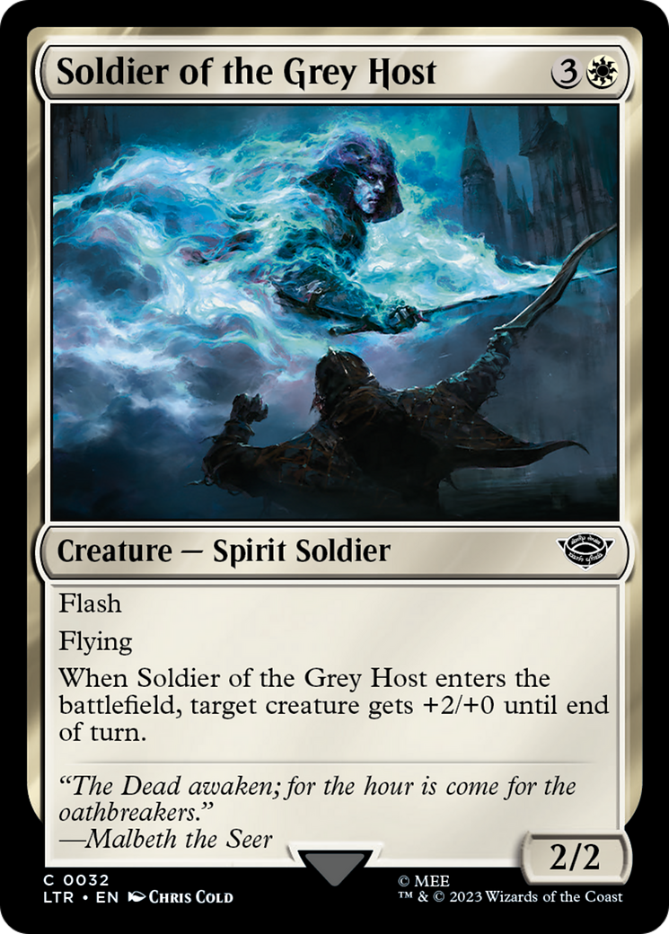 Soldier of the Grey Host (LTR-032) - The Lord of the Rings: Tales of Middle-earth