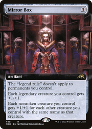 Mirror Box (NEO-498) - Kamigawa: Neon Dynasty: (Extended Art) Foil