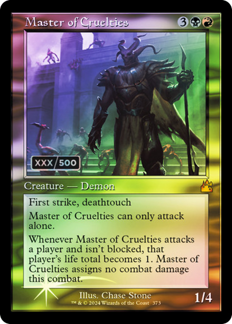 Master of Cruelties (RVR-373) - Ravnica Remastered Foil