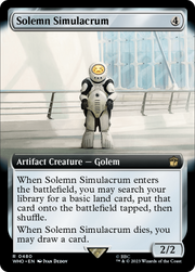 Solemn Simulacrum (WHO-480) - Doctor Who: (Extended Art) Foil