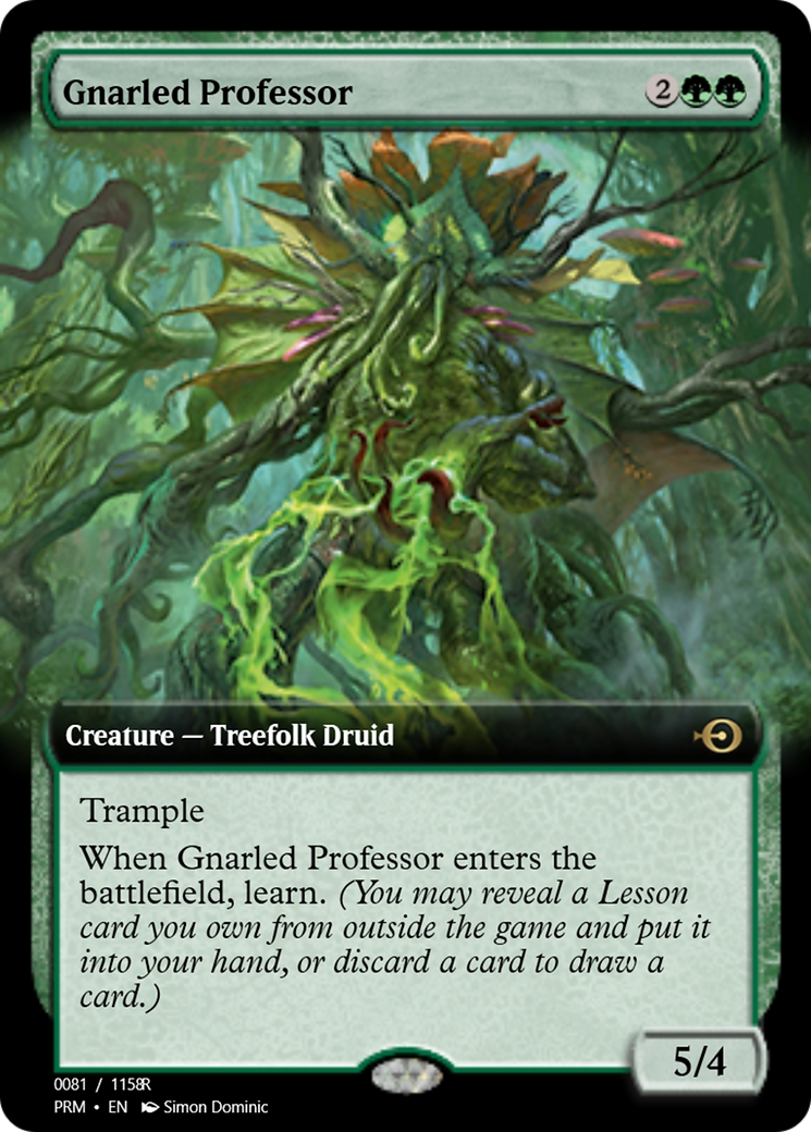 Gnarled Professor (PRM-90134) - Magic Online Promos Foil