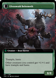 Ulvenwald Oddity // Ulvenwald Behemoth (PRM-95421) - Magic Online Promos